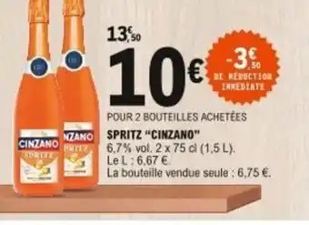 E.Leclerc Spritz Cinzano offre