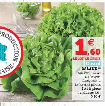 Super U Salade offre