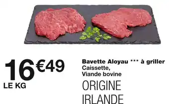 Bavette aloyau à griller