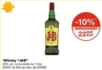Monoprix J&b whisky offre