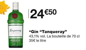 Monoprix Tanqueray gin offre