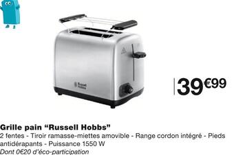 Monoprix Russell hobbs grille pain offre