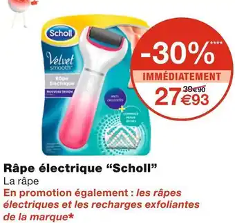 Monoprix Scholl râpe électrique offre