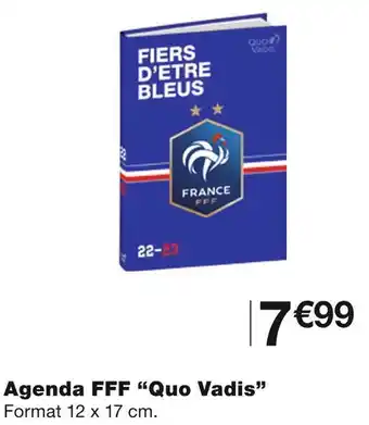 Monoprix Quo vadis agenda fff offre