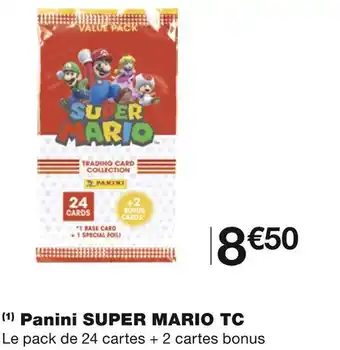 Monoprix Super mario tc panini offre