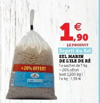 Super U Sel Marin de l'ile de Ré offre