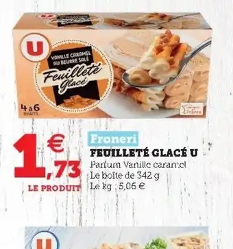 Super U Feuilleté Glacé U offre