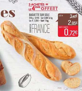 Match Baguette Sur Sole offre
