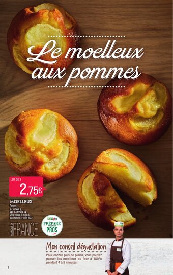Match Moelleux offre