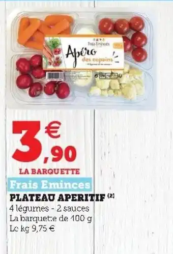 Super U Plateau Aperitif offre