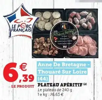 Super U Plateau Apéritif offre