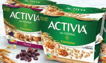 G20 DANONE yaourt au bifidus activia céréales muesli offre