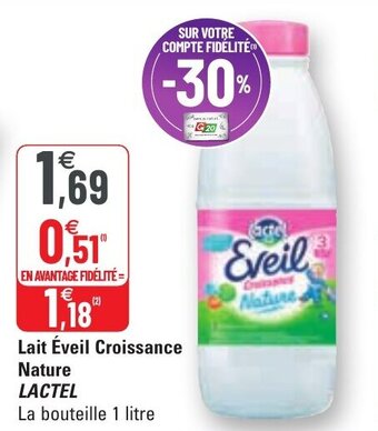 G20 LACTEL lait éveil croissance nature offre