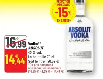 ABSOLUT vodka