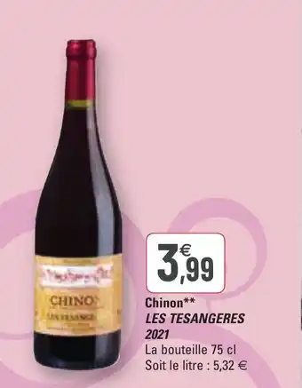 G20 LE TESANGERES 2021 chinon offre