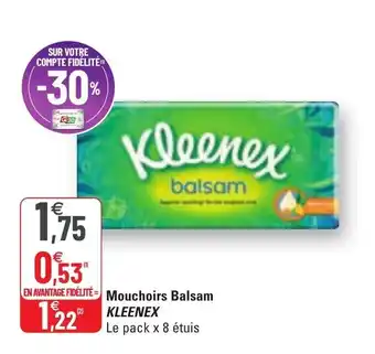 G20 KLEENEX mouchoirs balsam offre