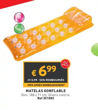 Trafic Matelas gonflable offre