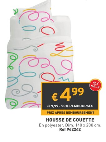 Trafic Housse de couette offre