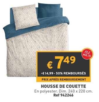 Trafic Housse de couette offre