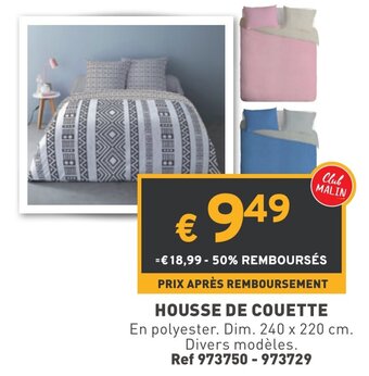 Trafic Housse de couette offre