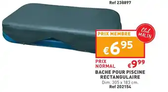 Trafic Bache pour piscine rectangulaire offre