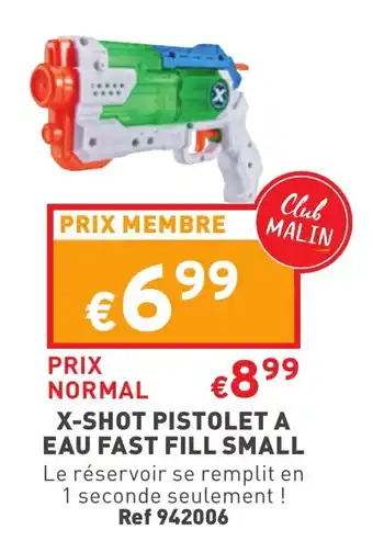 Trafic X-shot pistolet a eau fast fill small offre