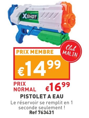 Trafic Pistolet a eau offre