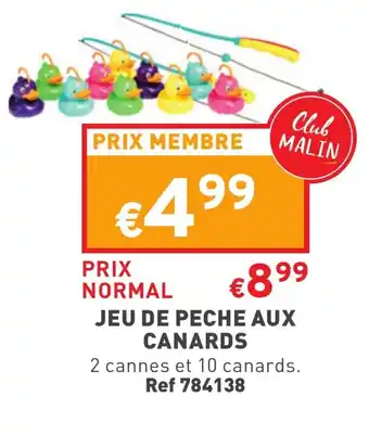 Trafic Jeu de peche aux canards offre