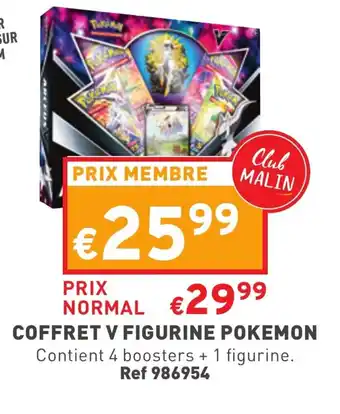 Trafic Coffre V figurine pokemon offre