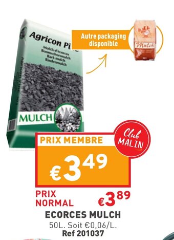 Trafic Ecorces mulch offre