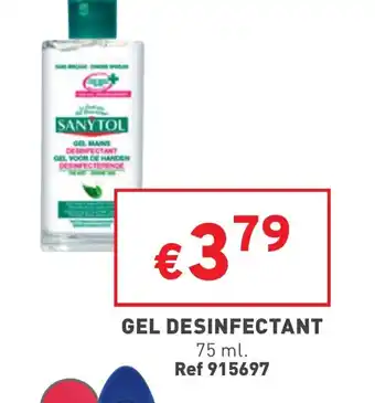 Trafic Gel desinfectant offre