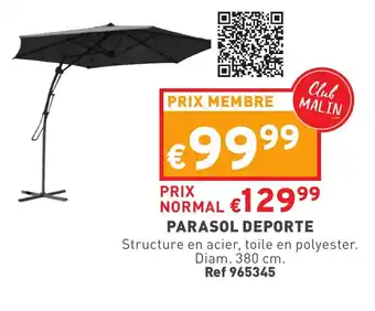 Trafic Parasol deporte offre