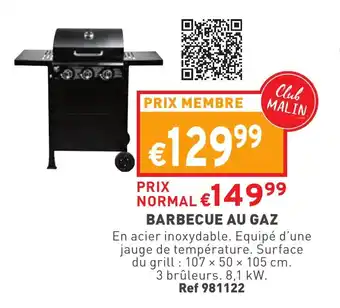 Barbecue au gaz