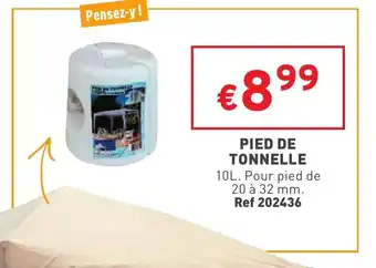 Trafic Pied de tonnelle offre