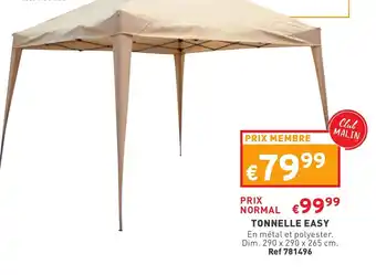 Trafic Tonnelle easy offre