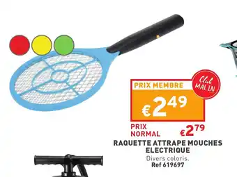 Trafic Raquette attrape mouches electrique offre