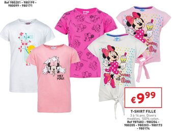 Trafic T-shirt fille offre