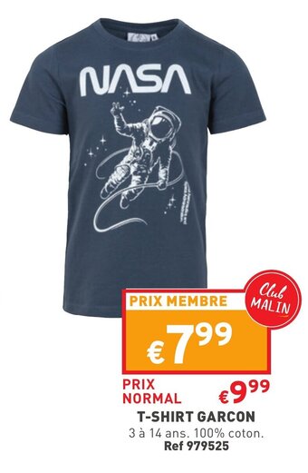 Trafic T-shirt garcon offre