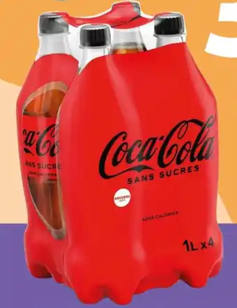 Auchan Supermarché Coca cola sans sucres offre