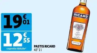 Auchan Supermarché Pastis ricard offre