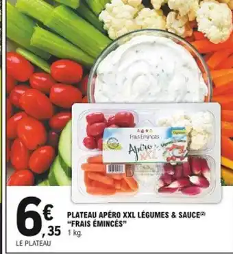E.Leclerc Plateau Apéro XXL Légumes & Sauce offre