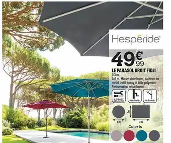 Le Parasol Droit Fidji