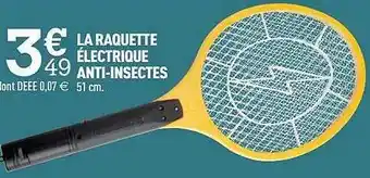 Centrakor La Raquette électrique Anti-insectes offre