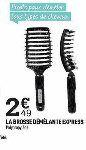 Centrakor La Brosse Démêlante Express offre