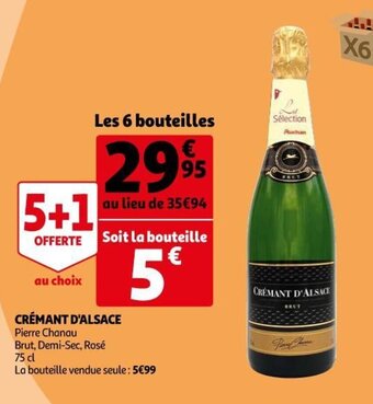 Auchan Supermarché Crémant d'Alsace offre