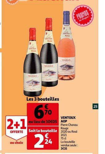 Auchan Supermarché Ventoux AOP offre