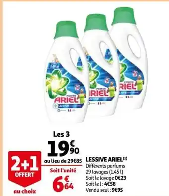Auchan Supermarché Lessive Ariel offre