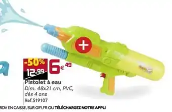 Gifi Pistolet à Eau offre