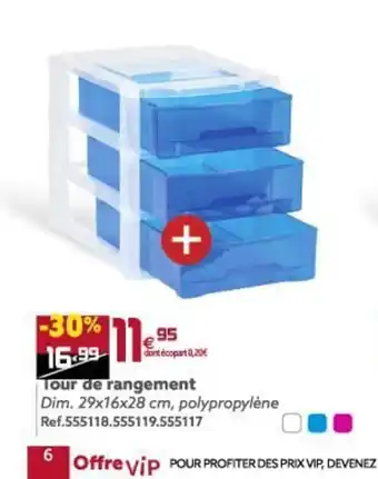 Gifi Tout de Rangement offre