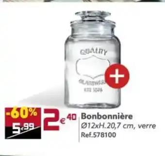 Gifi Bonbonnière offre